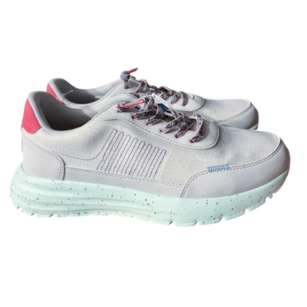 Hey Dude SIROCCO ALTA Lace Up Sneakers friendship laces Dawn Blue Multi New‎ - Picture 4 of 8